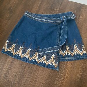 Free people Dream away Hendrix denim skirt